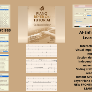 Beyer Op. 101 AI Tutor Software Interface